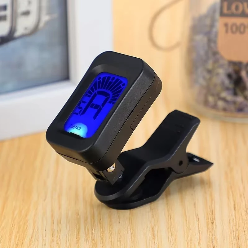 Miwayer Professional 360° Clip-On Guitar Tuner, LCD Screen Digital Tuner for Acoustic Electric Guitar Ukulele Bass