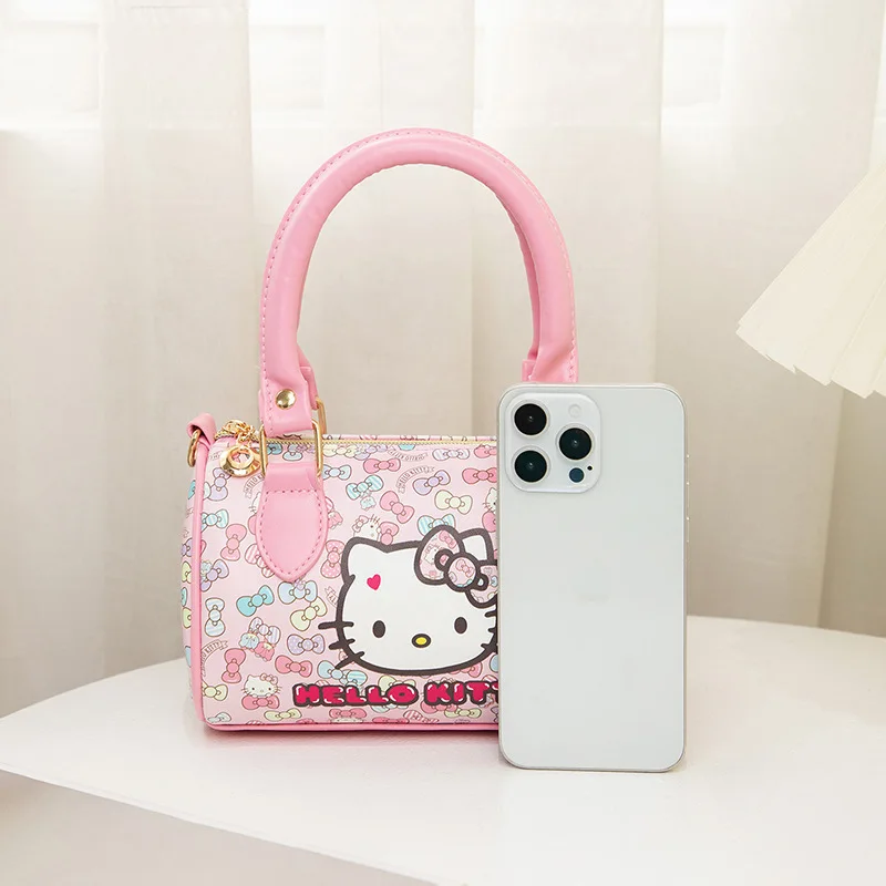 Sanrio Cartoon Cute HelloKitty Handbag Girl's Single Shoulder Crossbody Bag Fashion Shoulder Tote Slanting Cross Women's Bags