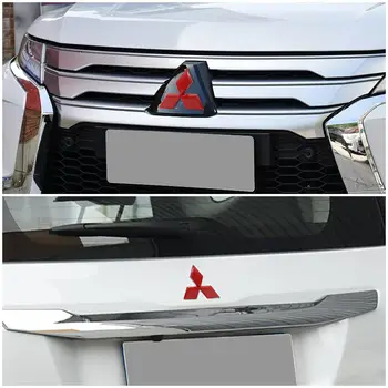 Emblém přední masky auta, emblém zadního kufru, nálepka na odznak pro Mitsubishi Pajero Outlander XL Montero Lancer Triton Galant Evo ASX Xpander 8 nejlepší prodej Znak Mitsubishi Montero - №3