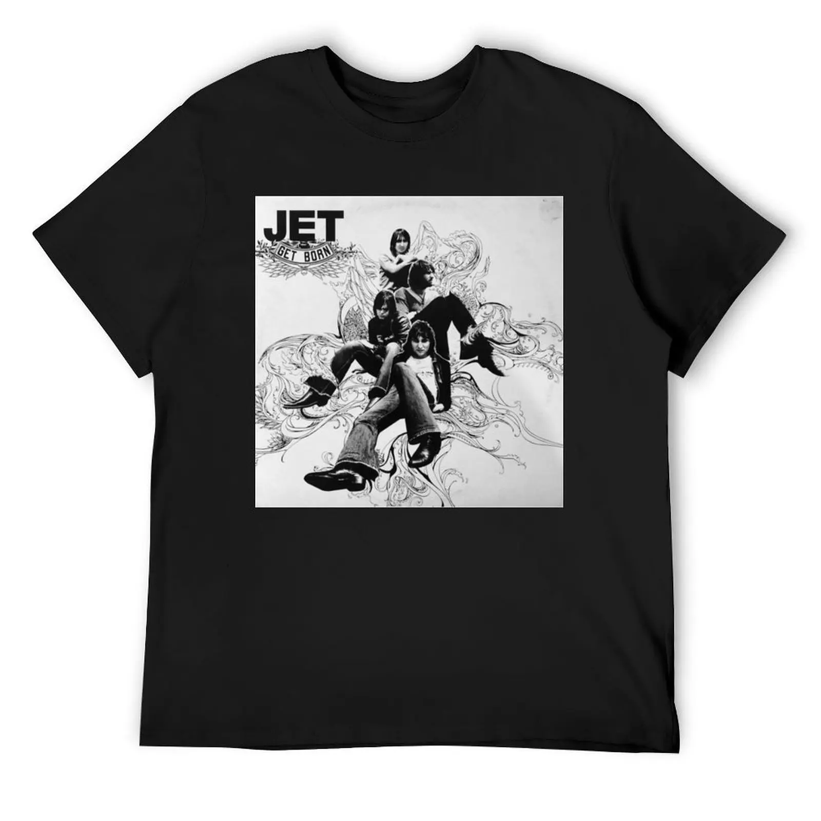 

JET Get Born Album Cover T-Shirt blacks valentines clothes blanks luxury designer mens graphic t-shirts hip hop
