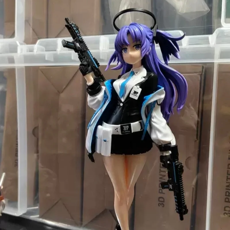 Anime Hayase Yuka Beeldje Blauw Archief Cartoon Game Figuur Schattig Meisje Model Standbeeld Pvc Collectie Ornament Pop Speelgoed Cadeau