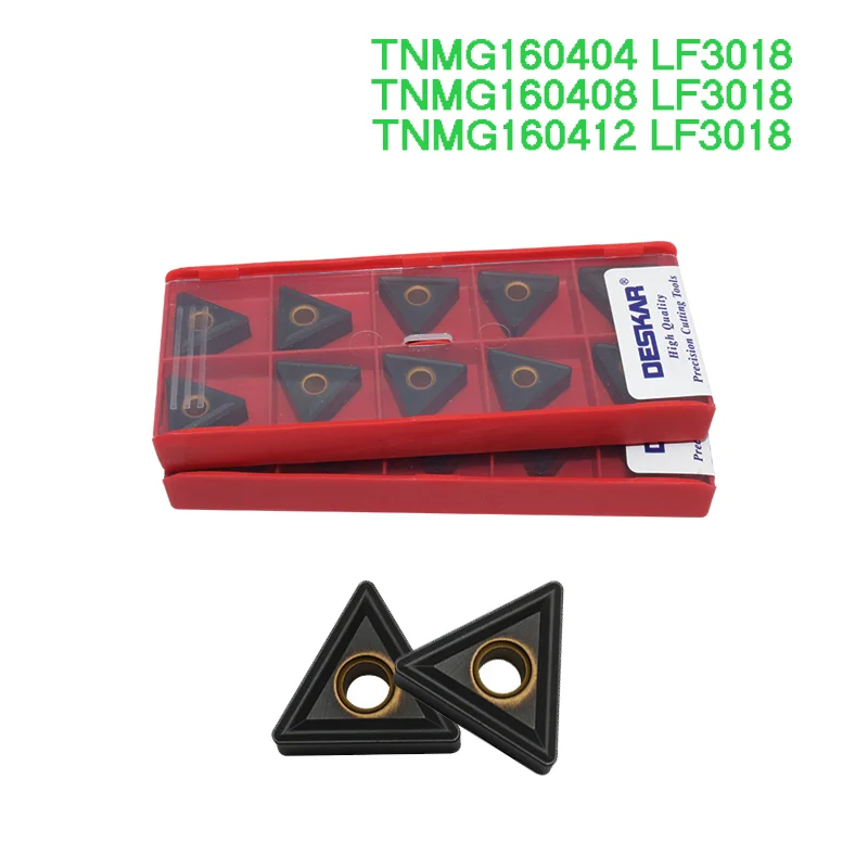 10PCS TNMA160404 TNMA160408 TNMG160408 LF3018 Carbide Inserts CNC Lathe Turning Tools TNMA TNMG Metal Cutter Blade for Cast Iron