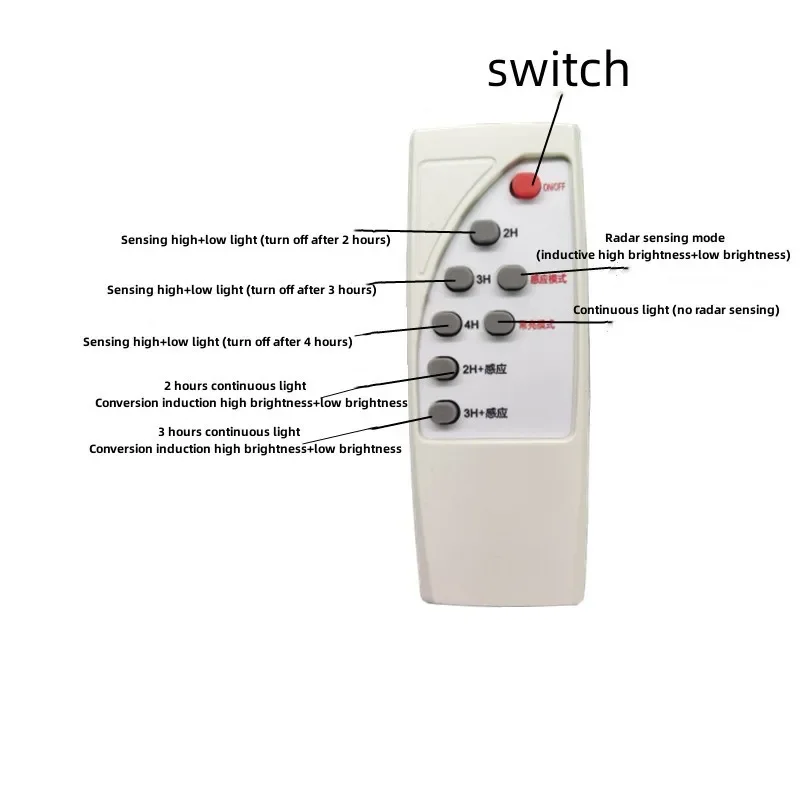 3.2V 3.7V czujnik obwodu zdalnego sterowania kontroler indukcji słonecznej indukcja człowieka sterowania oświetleniem dla sprzęt elektryczny