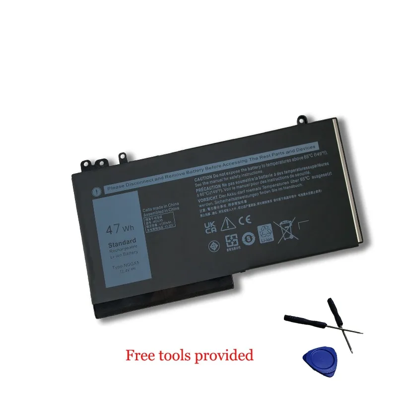 NGGX5 Laptop Battery For Dell Latitude E5270 E5470 E5570 E5250 11.4V 47Wh 3-Cell JY8D6 954DF