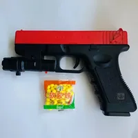 HOTManual Pistol G17 Foam Soft Bullet Toy Gun Airsoft Launcher CS Shooting Games Weapons For Kids Boys Gift