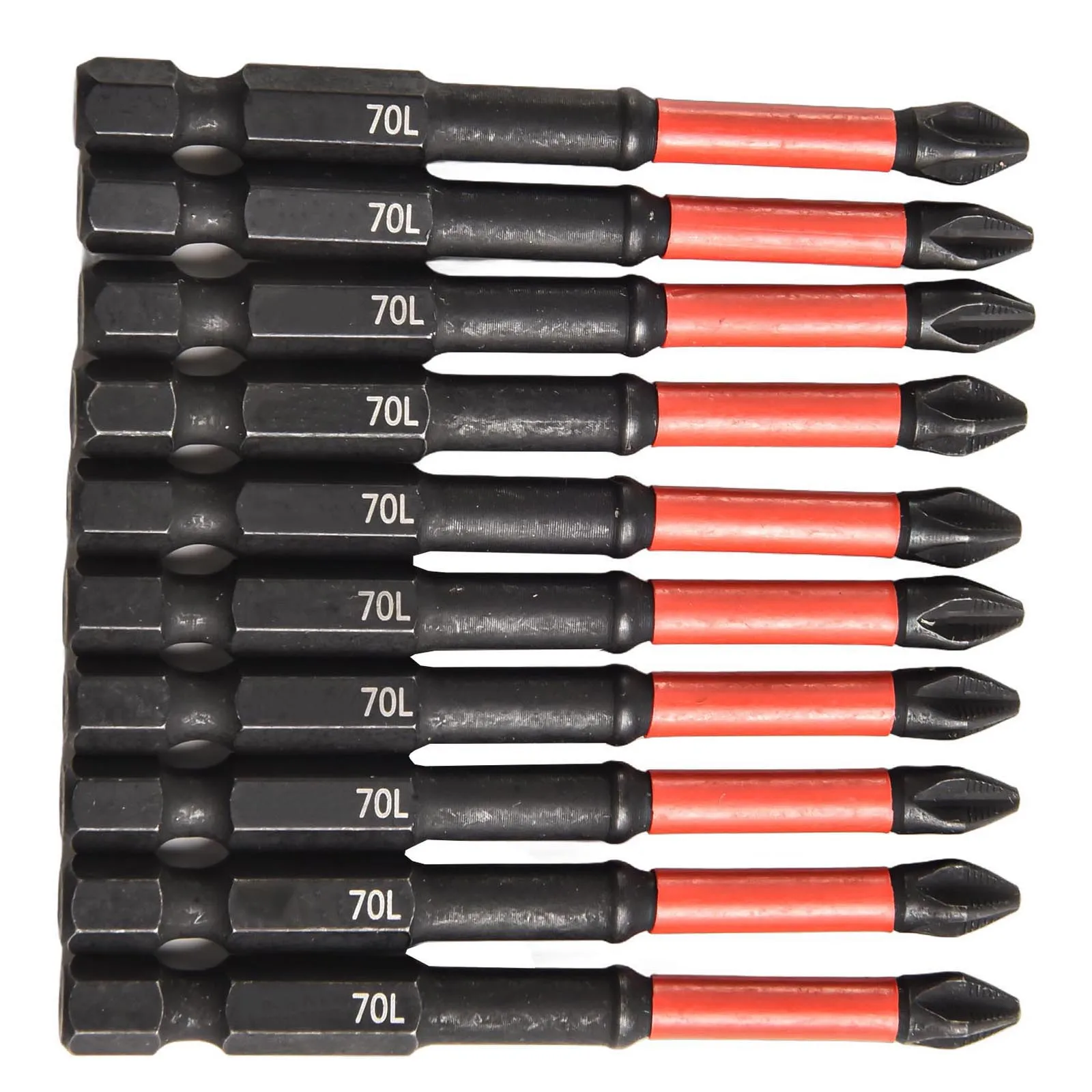 10pcs PH2 Magnetic Screwdriver Bit Set Magnetic Batch Head Screwdriver Electric Bit Anti Slip Screwdriver Bit Drill Bits Tools