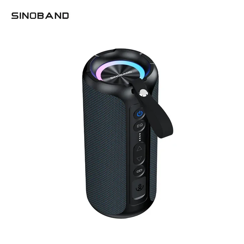 Speaker Bluetooth 3D, 55W daya tinggi mode stereo 3D ketepatan tinggi portabel IPX7 tahan air cocok untuk luar ruangan