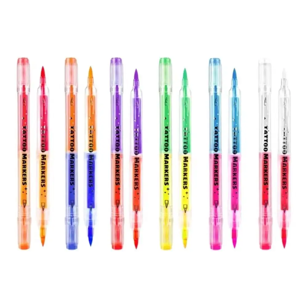 Easy Wash Off Face Paint Markers Non-Toxic Water-Based Glow Face Paint 12/18 Colors Black Light Reactive UV Face Paint Halloween