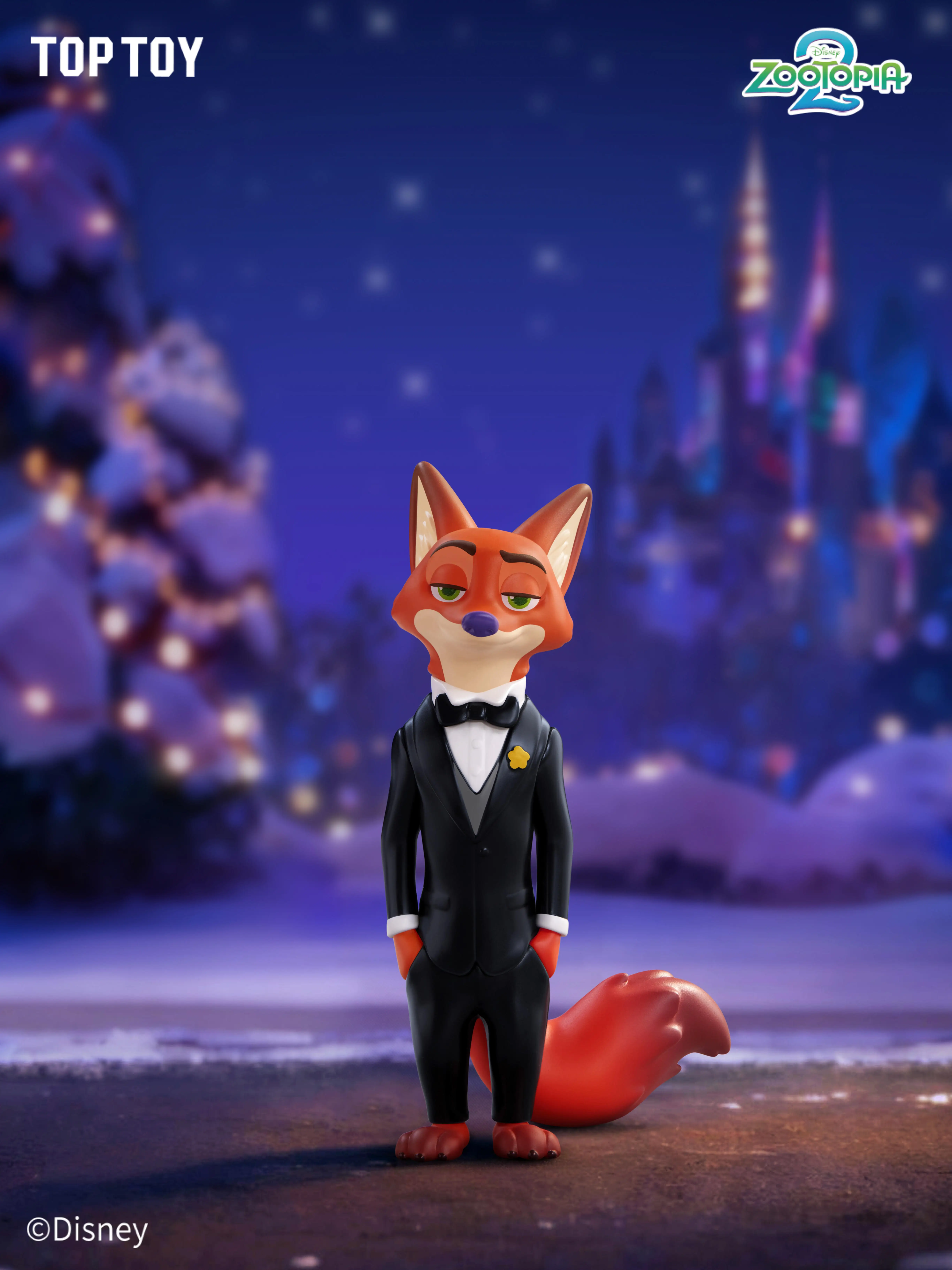 Material de PVC ecológico, caja ciega estilo aleatorio de alto detalle, estatuilla de Zootopia, periférico de animé coleccionable de éxito