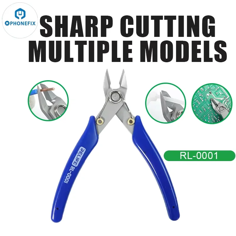 Universal Pliers RL-0001 Diagonal Cutting Pliers Electrical Wire Cable Cutters for Cutting Soldering Wick DIY Repair Hand Tools