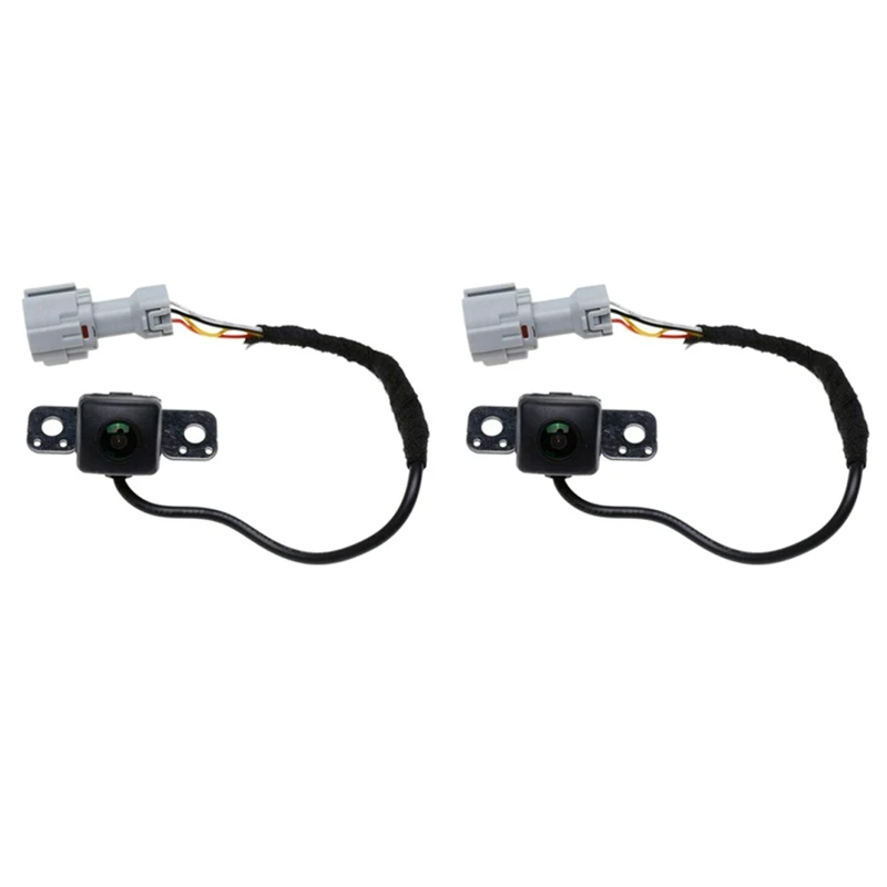 

2X New Car Rear View Camera Parking Assist Backup Camera 95760-A2100 For Hyundai Santa Fe 13-16 / KIA CEED 12-16