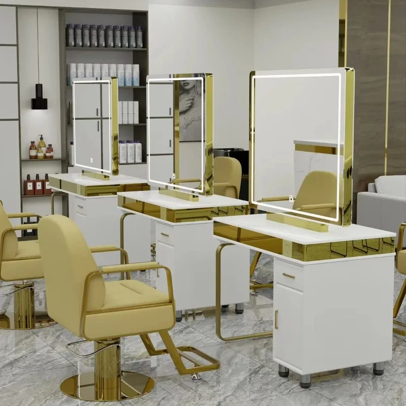 Meistverkaufter Beauty Mirror Salon Station Friseur LED Salon Makeup Mirror