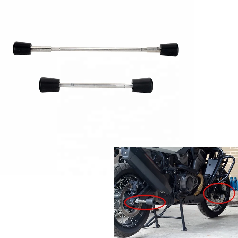 

Motorcycle Rear Front Fork Axle Slider Crash Protector Wheel Protection For Harley Pan America 1250 S RA1250 S ADV 2022-2022