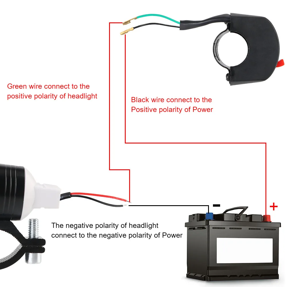 Luces de circulación diurna faro de motocicleta foco fuerte foco delantero luz intermitente estroboscópica luces antiniebla LED