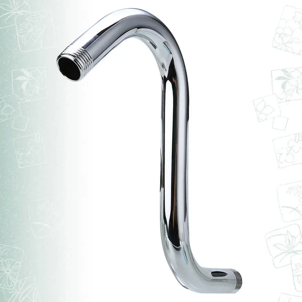 

1pc 20Cm 8 Inch Stainless Steel Shower Arm Goose Neck Shower Arm Replacement Durable Easy Install Bathroom Accessories Home Use