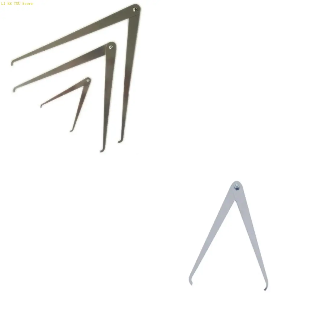 W3JE 4/8/10-inch Leg Stainless Steel Caliper Clay Sculpture Ceramic Measuring Pottery