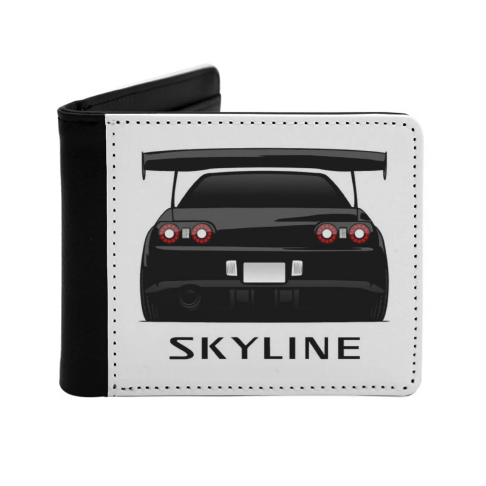 

Skyline Gt R R32 Men's Wallet Pu Leather Wallet Multifunction Credit Card Purse Skyline Rb26 R32 Nismo Skylinegtr Skyliner32