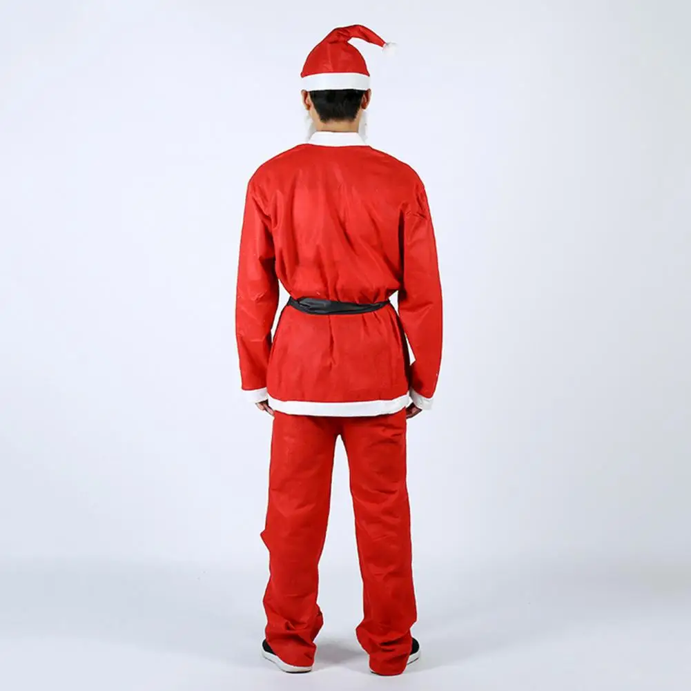 Loose Contrast Color Christmas Top Pants Festive Lovely Christmas Hat Top Trousers Costume Suit Santa Claus Clothes Outfit