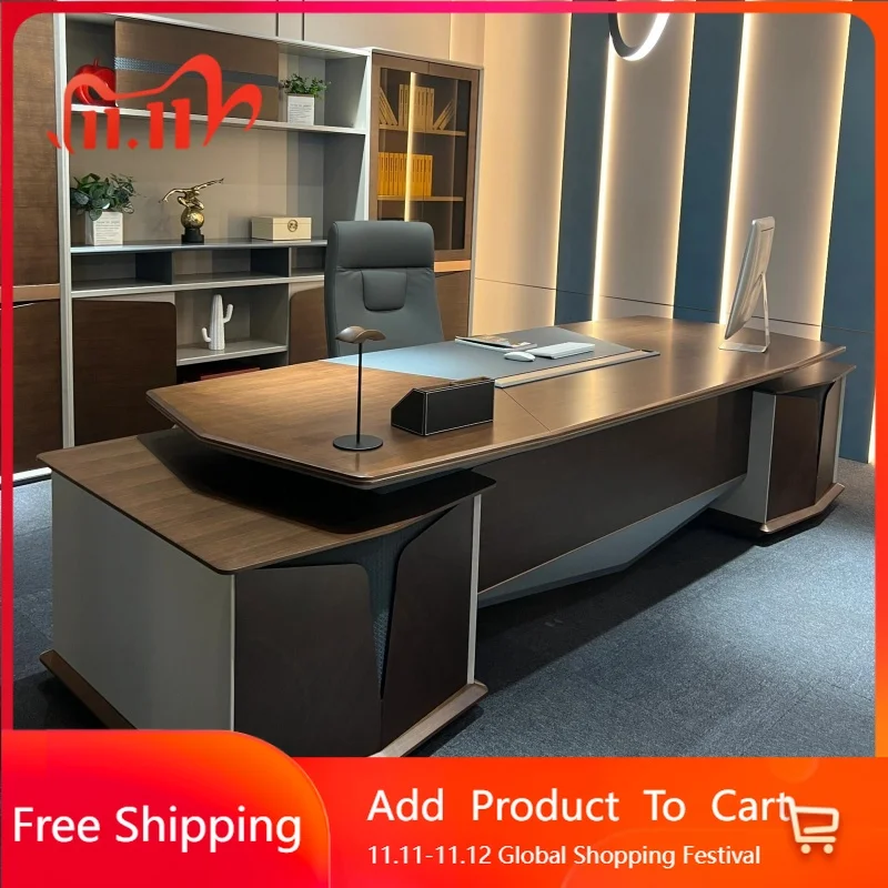 

Designer Quality Computer Desks Drawers Wooden Modern European Office Desk Conference Creativity Mesa Escritorio Desk Furniture