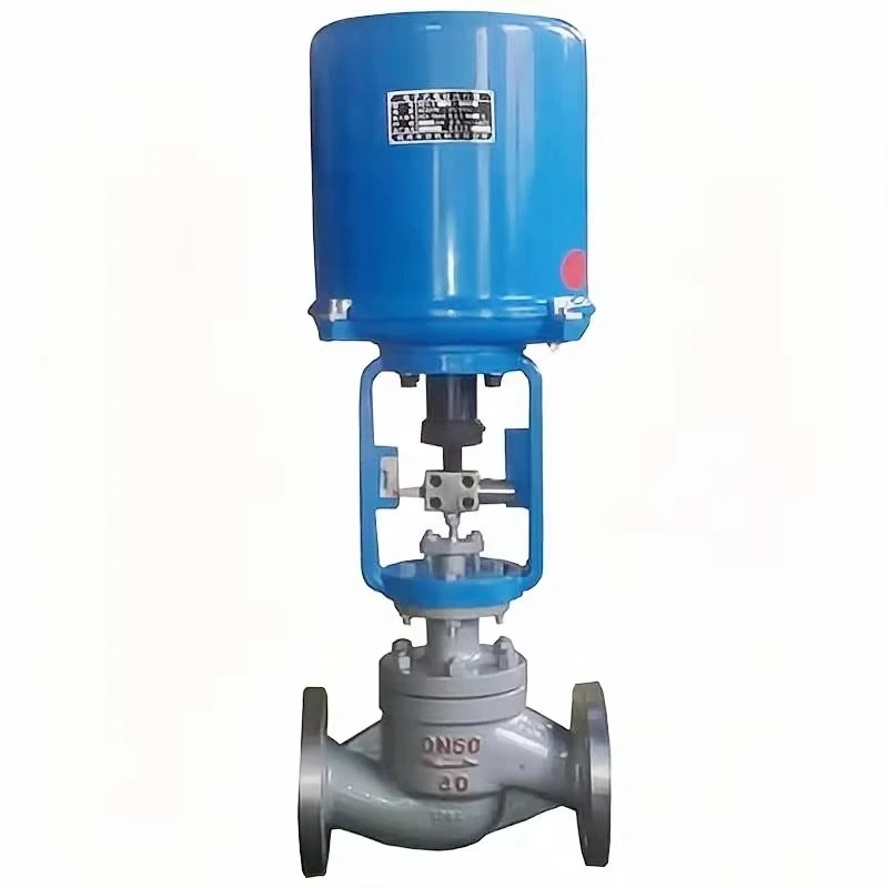 Single Seat Sleeve Seat Electronic Electric Control Valve Stainless Steel Modulation Control Valve Regulating Valve