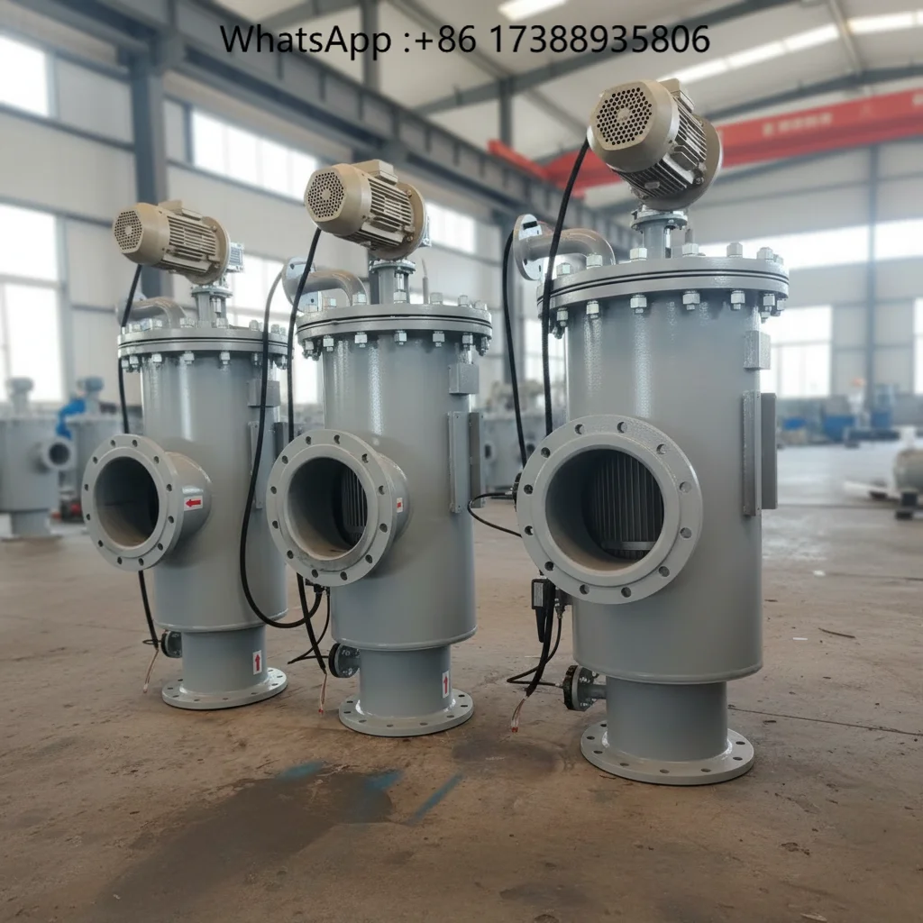 Automatic Backwash Water Filters Self Cleaning Treatment System PLC Control Pressure Vessel High Pressure Industrial Use