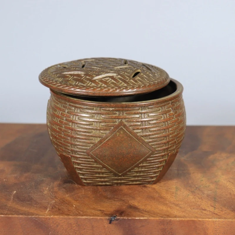 Pure five-grain prosperity , home burner, sandalwood incense, copper-colored handicraft, housewarmi