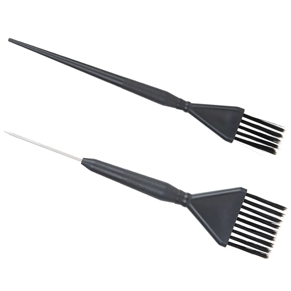 

2Pcs Hair Dye Brush Applicator Made of PP and Stainless Steel Not Easy to Shed Suitable for Highlighting Bleaching Conditioning