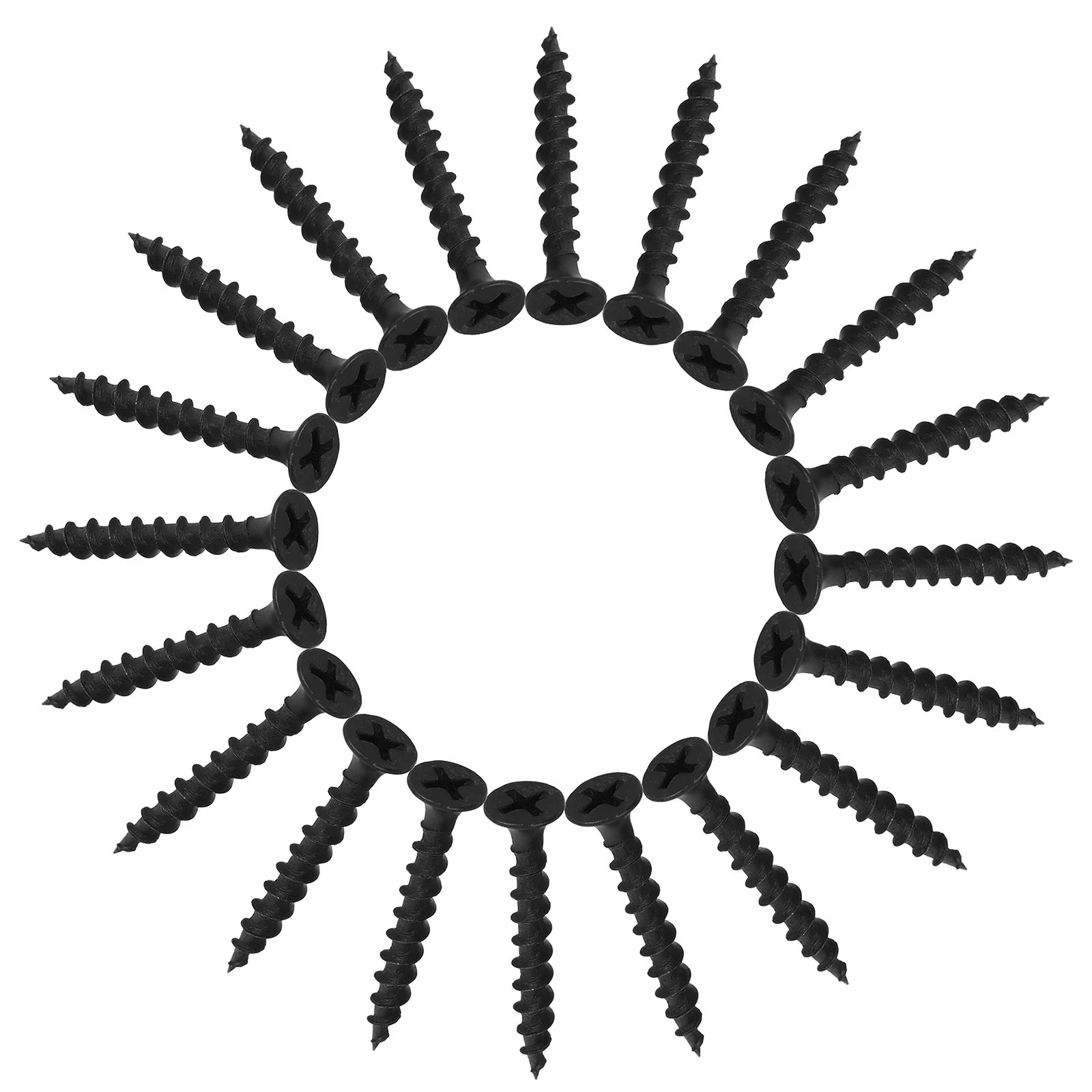 

100Pcs Self-Tapping Screws for Wall Metal Screws Assortment Kit Durable Easy Installation Home Construction Projects