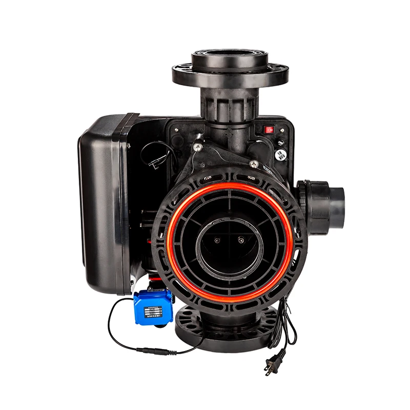 Katup Kontrol Pelembut Air Otomatis Mesin PLC 220V Layar LCD Inti Gearbox Motor Dudukan Samping 1 Tahun untuk Penggunaan Industri di Rumah