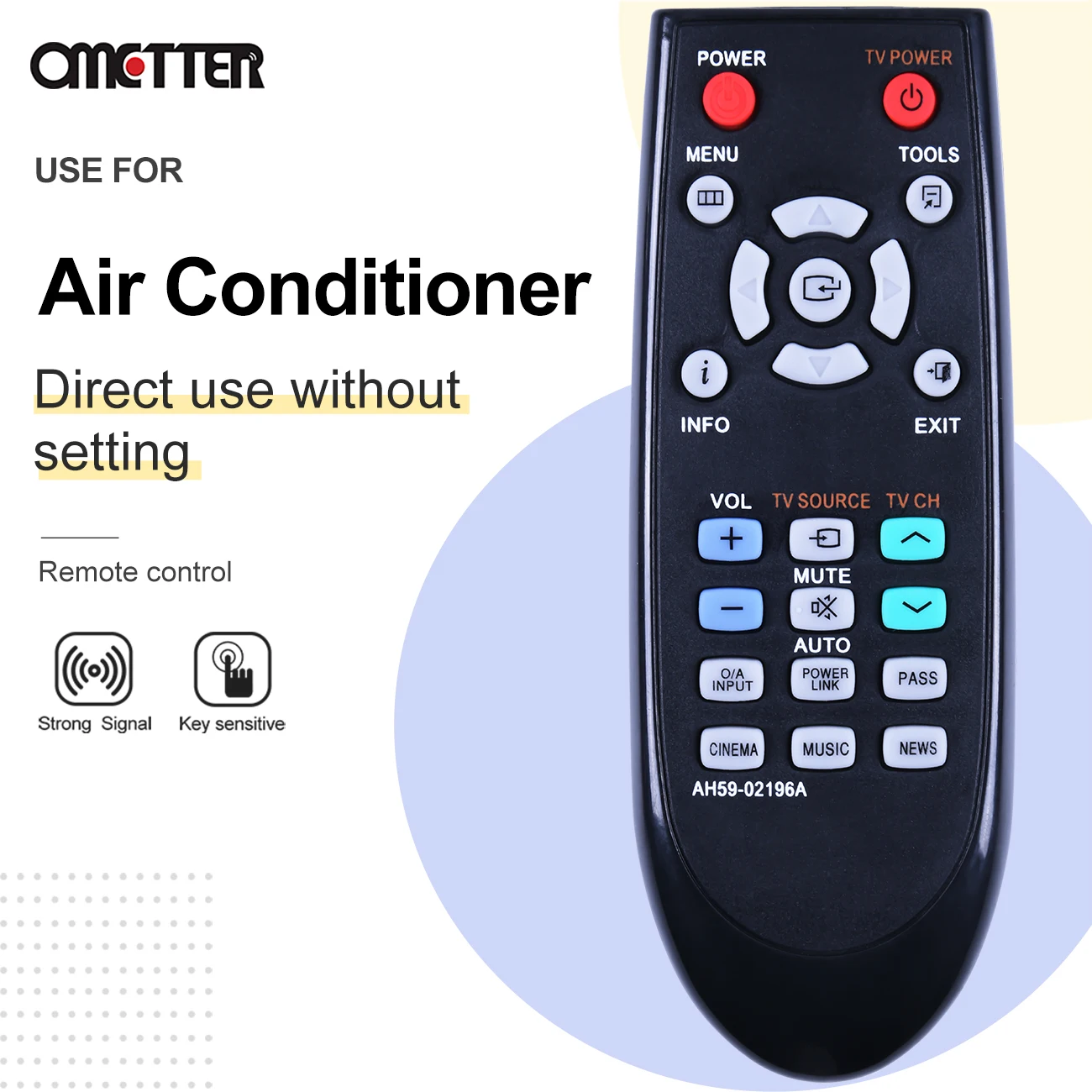 AH59 02196A para DXAC Falante Ativo de Áudio Controle Remoto HT-WS1 HT-SB1R HT-SB1G HT-WS1G HT-WS1R HTWS1G HTWS1R HT-SB1 HTSB1G