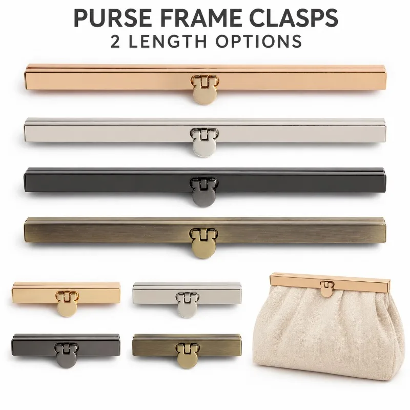 4/6/10PCS Classic Purse Frame Clasp Kiss Lock Metal Frame For DIY Handmade Clutch Evening Bag Purse Handcraft Hardware Supplies