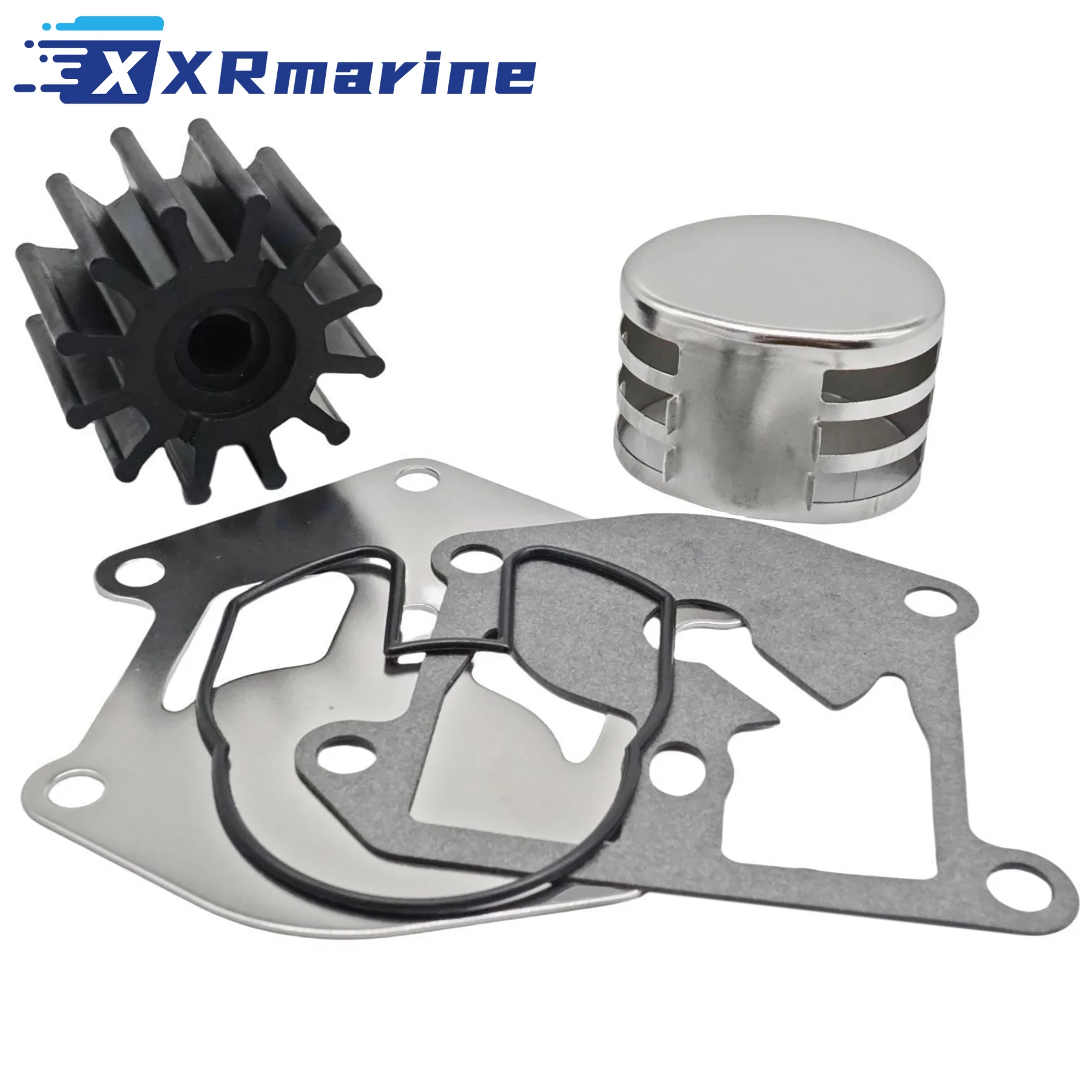 طقم تصليح دفاعة مضخة المياه لـ OMC لجونسون Evinrude 3854661 987253 #5