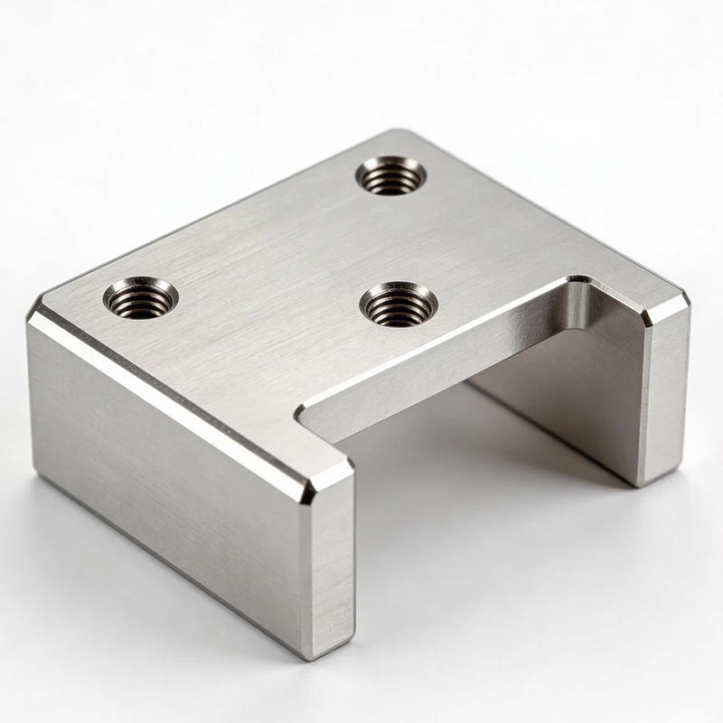 Custom CNC Precision Machining Services for Stainless Steel 303 304 and 316L Parts Including Brushed Surface Treatment