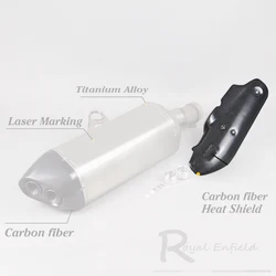 For BMW R1200GS R1250GS ADV Exhaust Middle Link Pipe Carbon Fiber Heat Shield Cover Motorcycle Guard Anti-Scalding Shell