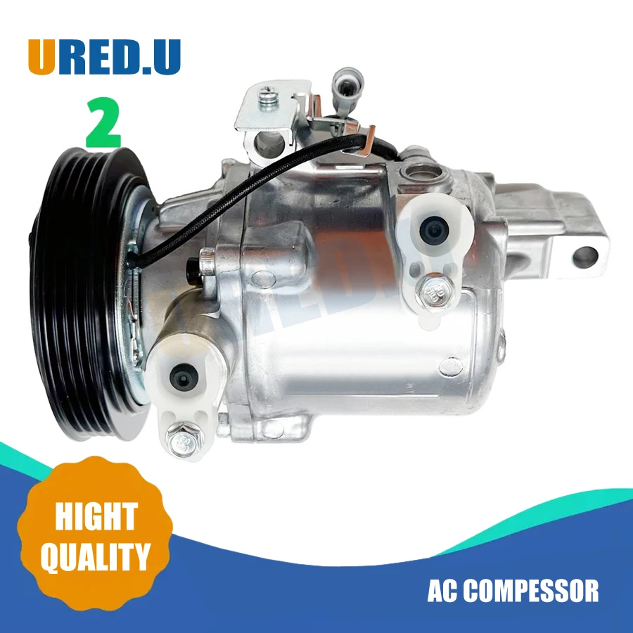 

SVE08C 12V 4472803582 447280-3572 4PK AC Compressor for SUZUKI SWIFT 2017-24 447280-3582 4472803572 447280 3572