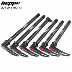 HEPPE MTB Road Bike Thru Axle Front Rear Hub Shaft Skewers 12x142/148 Wheel Axis Hub Shaft Quick Release 120-178mm P1.0/1.5/1.75