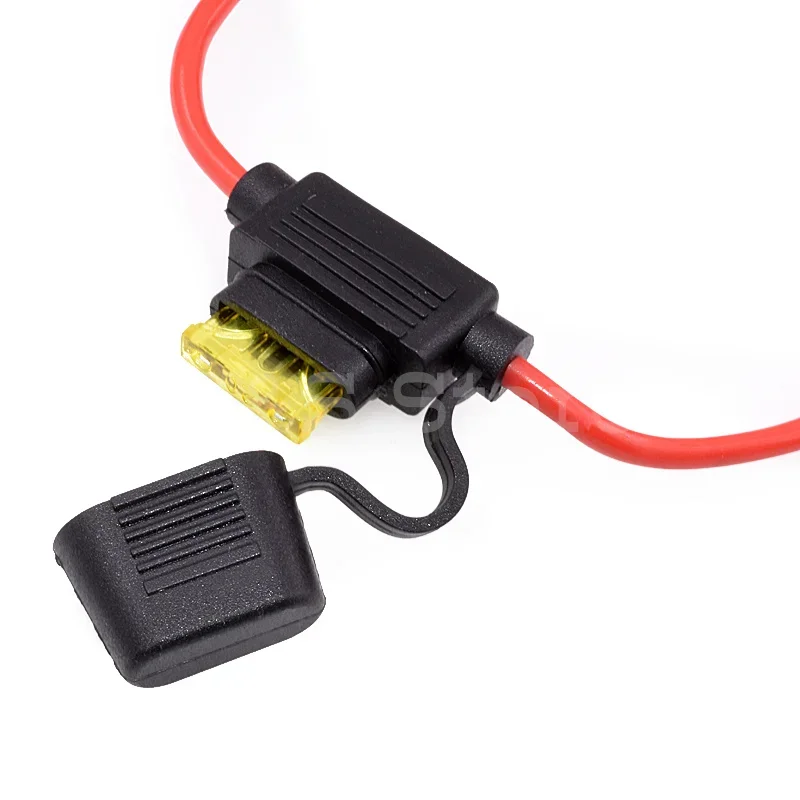 Waterproof 32V Mini Small Medium Auto Fuse Holder 18/1614/12/10AWG And Car Blade Fuse 3A 5A 7.5A 10A 15A 20A Standard/Mini/Micro