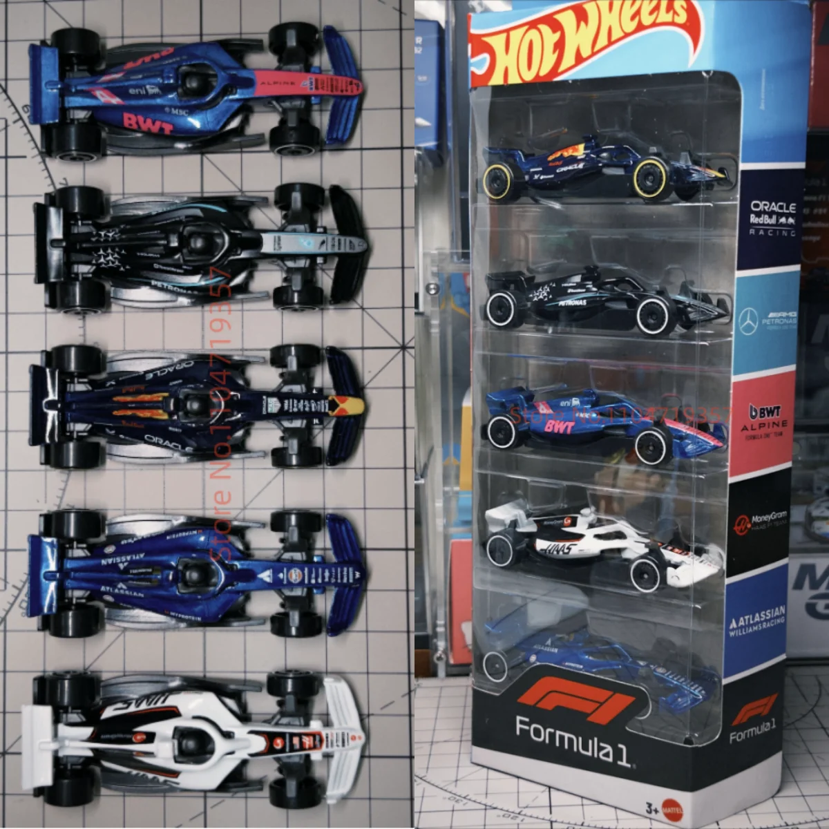 

Новинка в наличии: Коллекционный набор машинок Hot Wheels X Formula 1 JLN11, масштаб 1/64, 5 упаковок, литые модели автомобилей, игрушки, подарок
