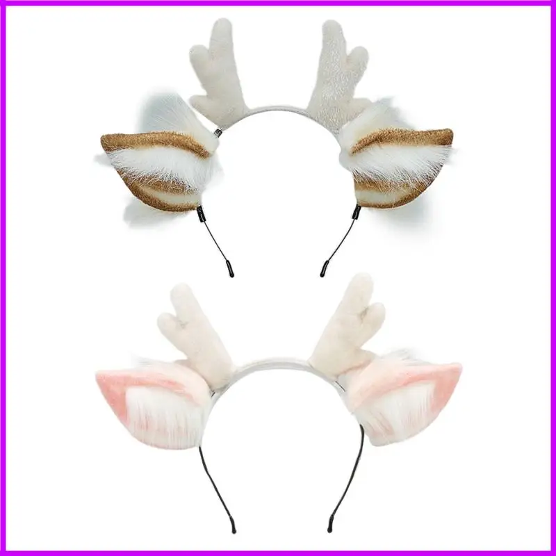 

Faux Furs Festival Headwear For Christmas Halloween Costume Accessories