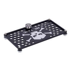 Aluminum Roof Rack with Pulley Bearing for 1/8 1/10 Scale RC Car SCX10 TRX4 Capra Car Shell Decoration FJ40 Housing Accessories