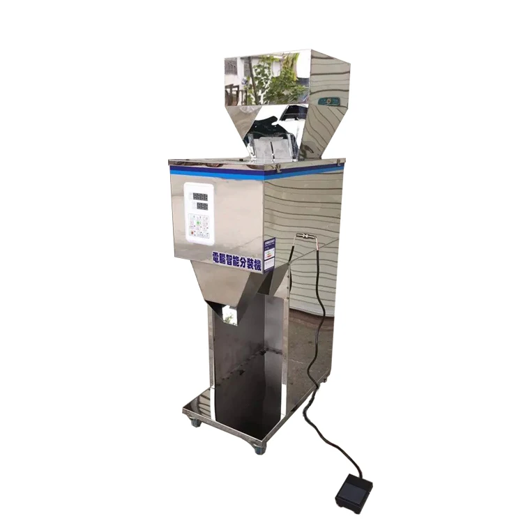 

Vertical powder weighing and filing machine