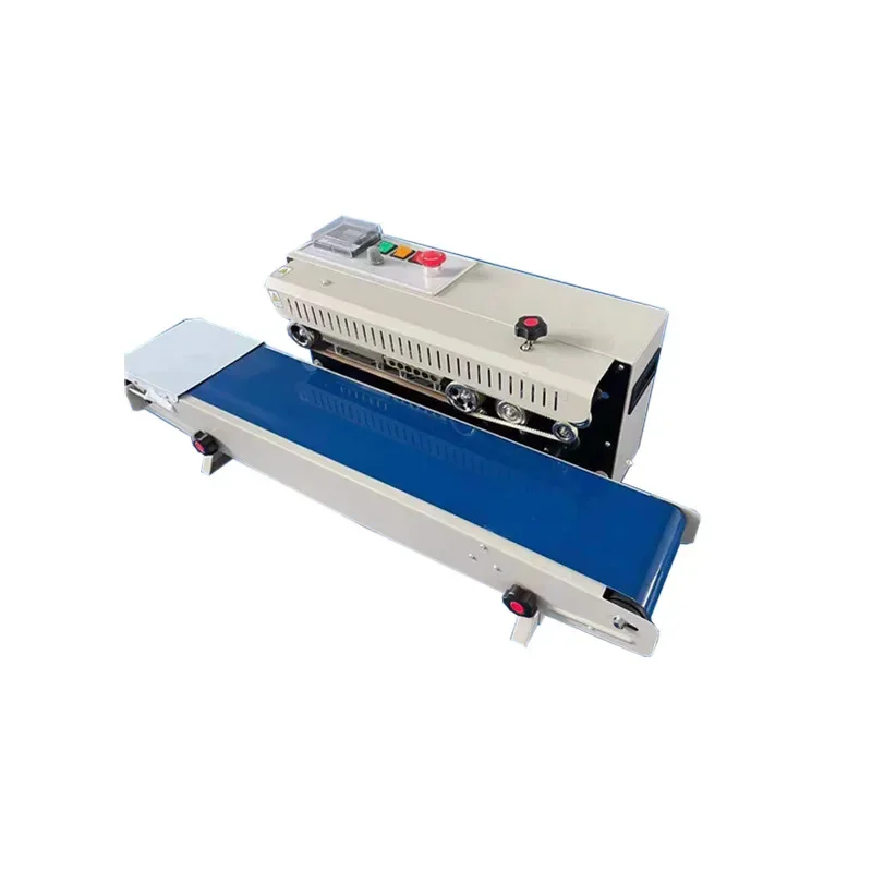 Working Long Time Durable Continuous Band Heat Sealing Machine With Date Printer