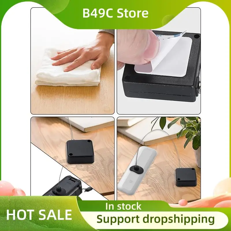 

B49C Выдвижные тросики с дистанционным управлением, замок с дистанционным управлением, замок с дистанционным управлением 6,6 фута/2 м для телевизора и DVD, 6 шт.