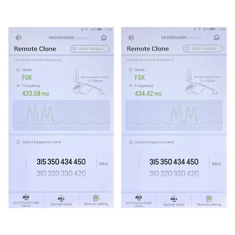 CN007212 Aftermarket 2 Bottoni Keyless Smart Key Fob 433.58/434.42MHZ 4A Chip HITAG AES B3H2K2R Per Toyota Yaris 2020