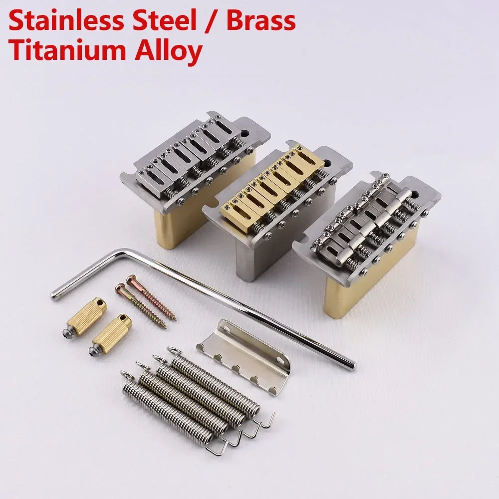 【Made in Japan】 2 Points Tremolo System Bridge With Stainless Steel / Brass Saddle Block   GOTOH 510TS