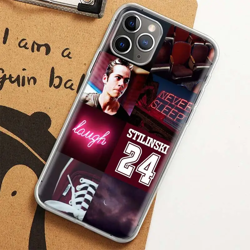 Funda de teléfono Teen Wolf Stilinski 24 para iPhone, 12, 13 Mini, 11, 14 Plus, 15 Pro Max, 7, 8, SE, 2020, X, XS Max, funda protectora de TPU transparente Co