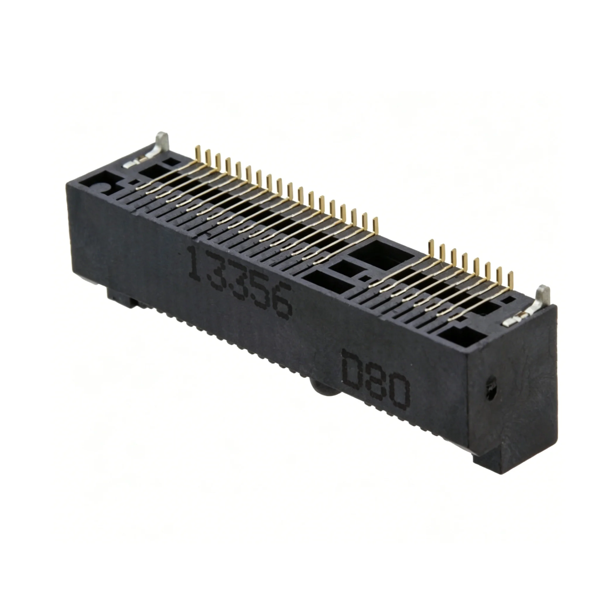 10Pcs 1759547-1 Board-To-Board, 52 Pins, Center-To-Center Spacing 0.8 mm [0.031 in], Stack Height 7 mm [0.276 in], Gold-Plated, Mini Pci Express, Mini Pci Express and Msata New Original