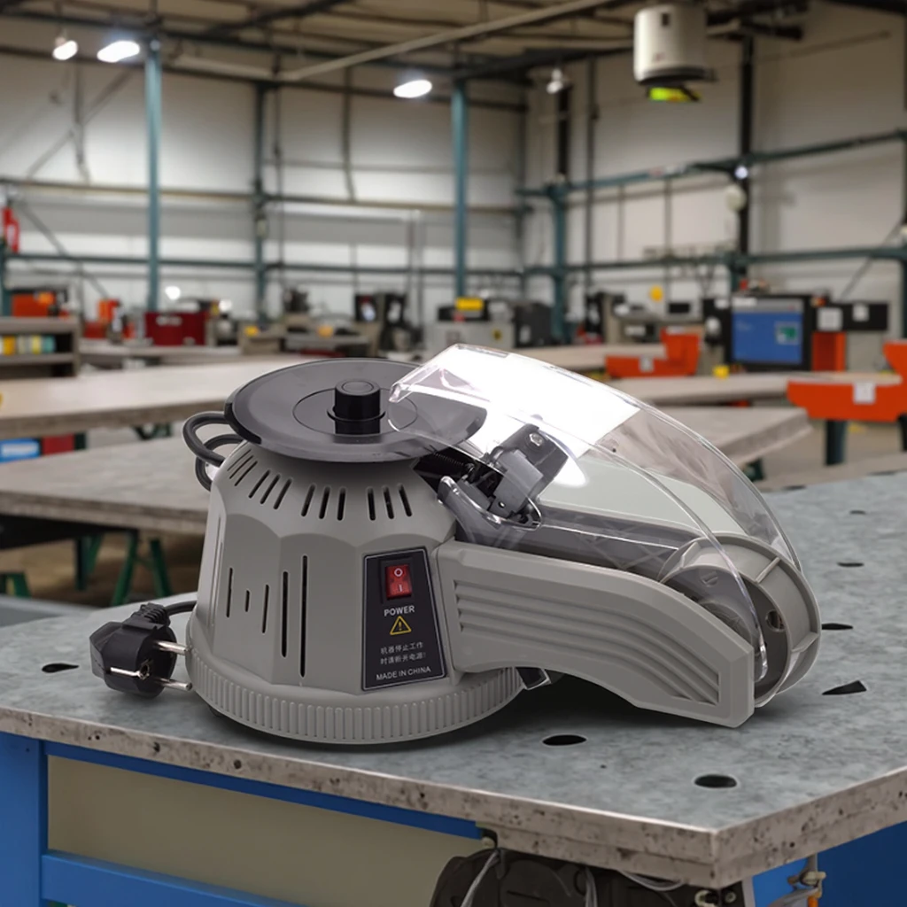 KNOKOO ZCUT-2 Auto Rotary Packing Tape Dispenser - Commercial-Grade Adhesive Tape Cutter Machine for Logistics & E-commerce