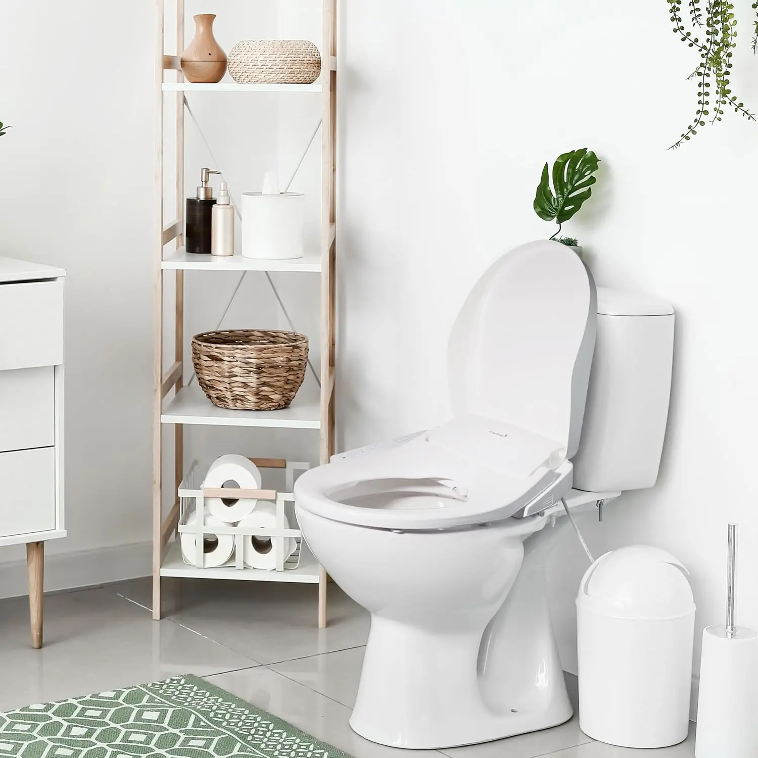 ® SB-2600 Electric Smart Bidet™ Seat Unlimited Hot Water - Electronic Heated Toilet Seat with Warm Air Dryer and Temperature Con