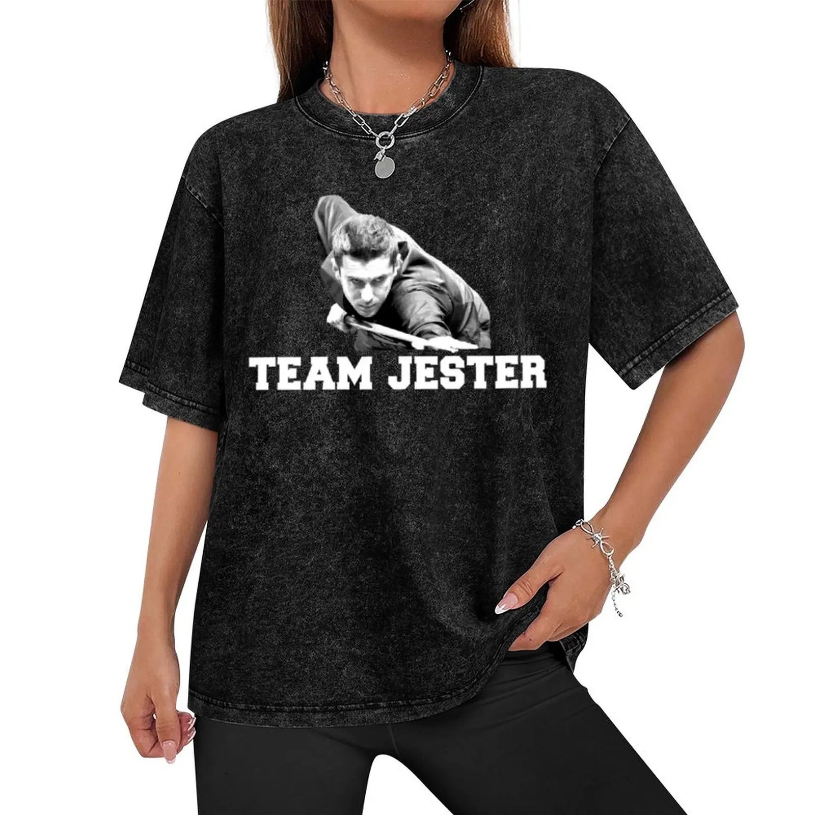 Snooker - Team Jester (Mark Selby Fans) T-Shirt anime clothes custom shirt rapper graphic tees t shirts men